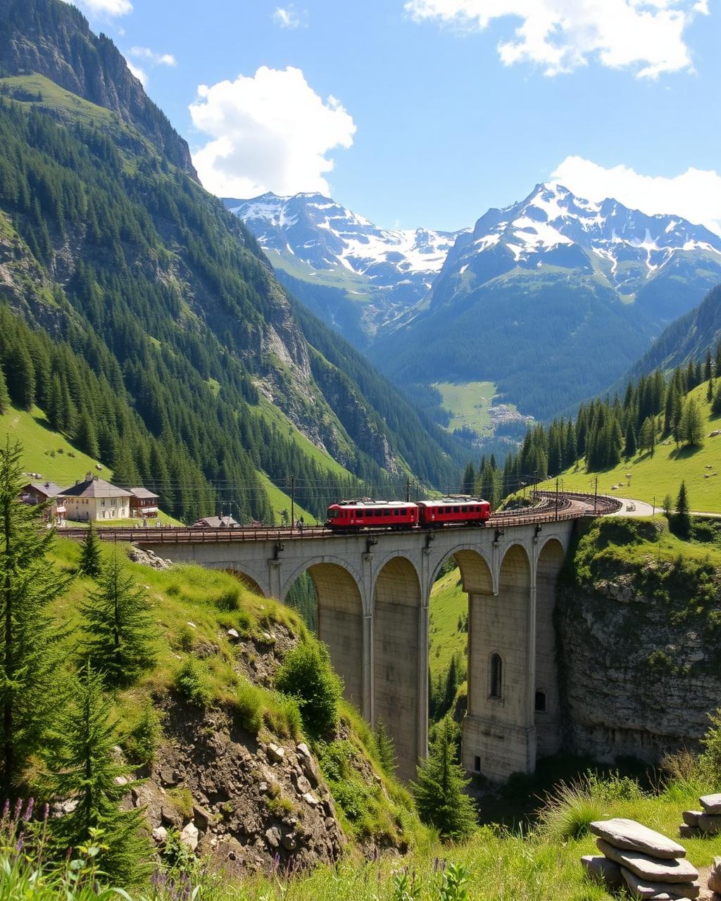 Bernina line, second-last carriage